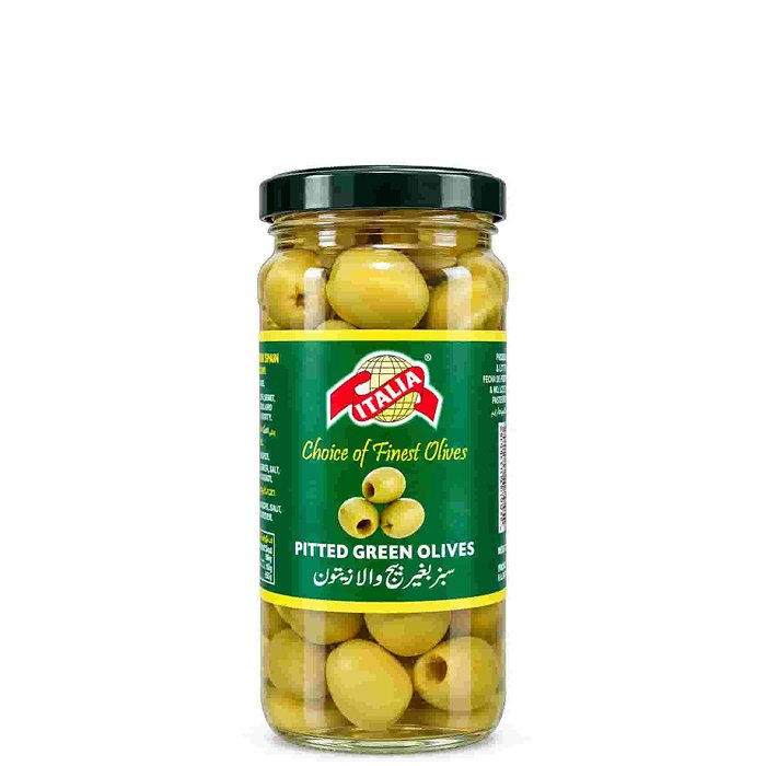 Italia Pitted Green Olives 235gm